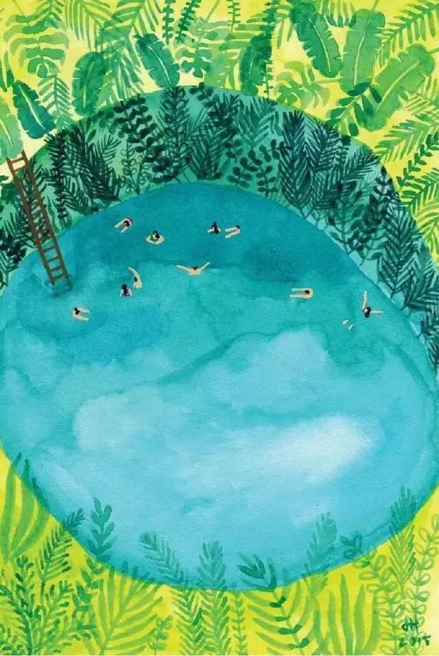 夏天画法步骤,夏天到了怎么画夏天