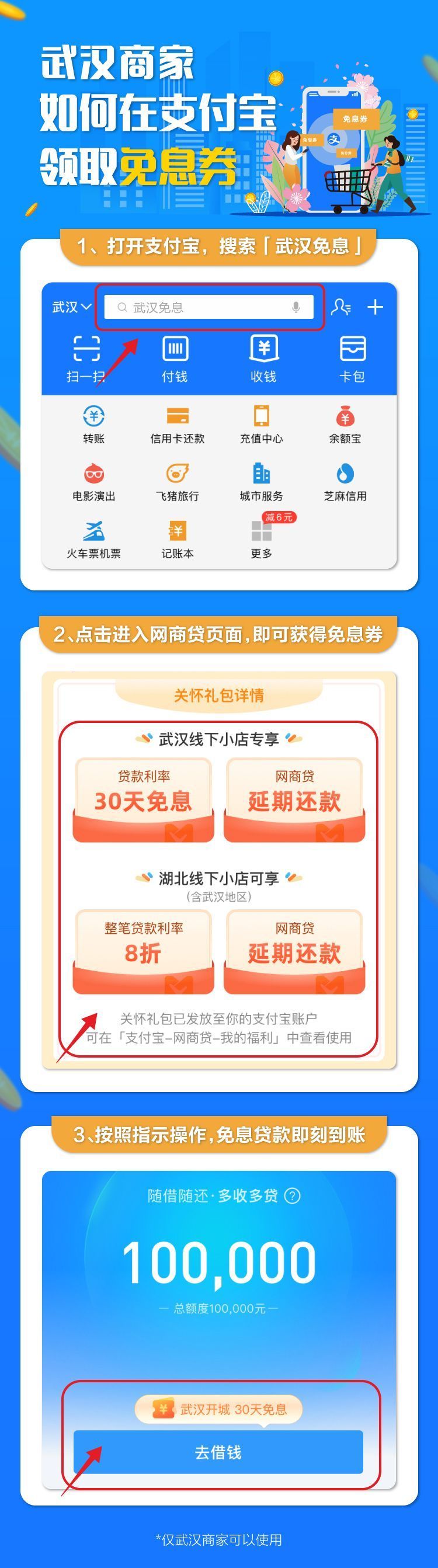 网商贷10000万元免息45天,武汉36万免息贷款是真的吗