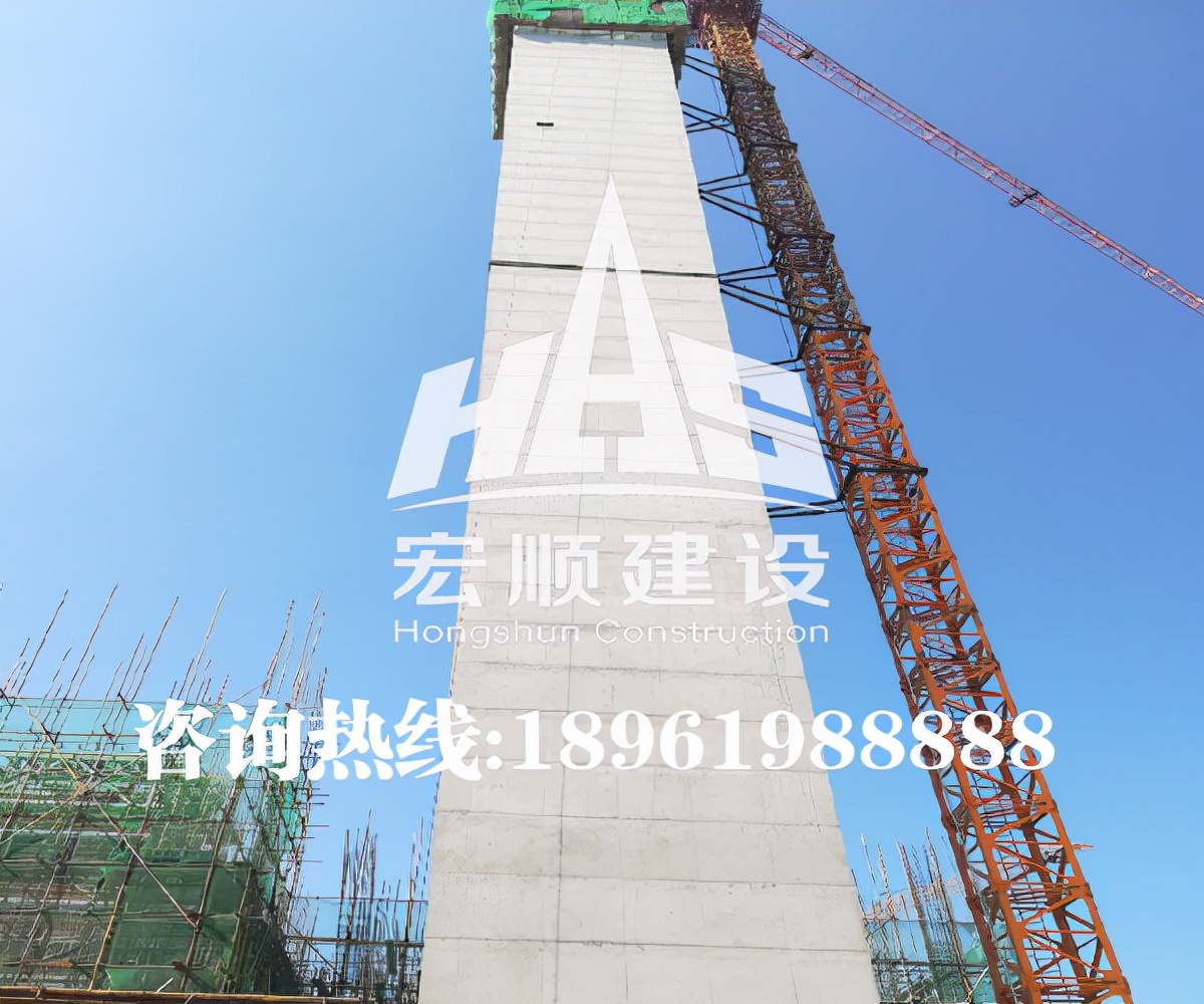 烟囱外壁刷漆,砖烟囱涂刷航标色环