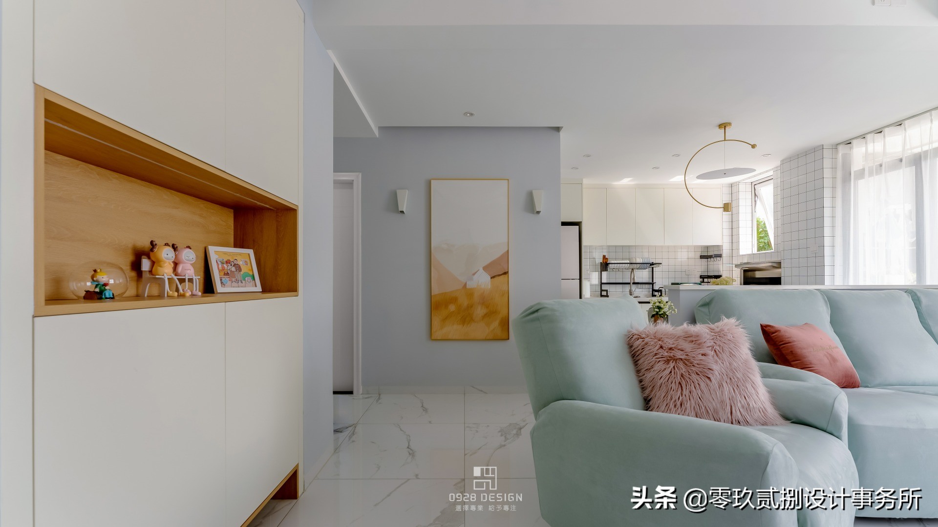 「零玖贰捌设计」65㎡“老破小”格局全改,变身阳光明媚小清新