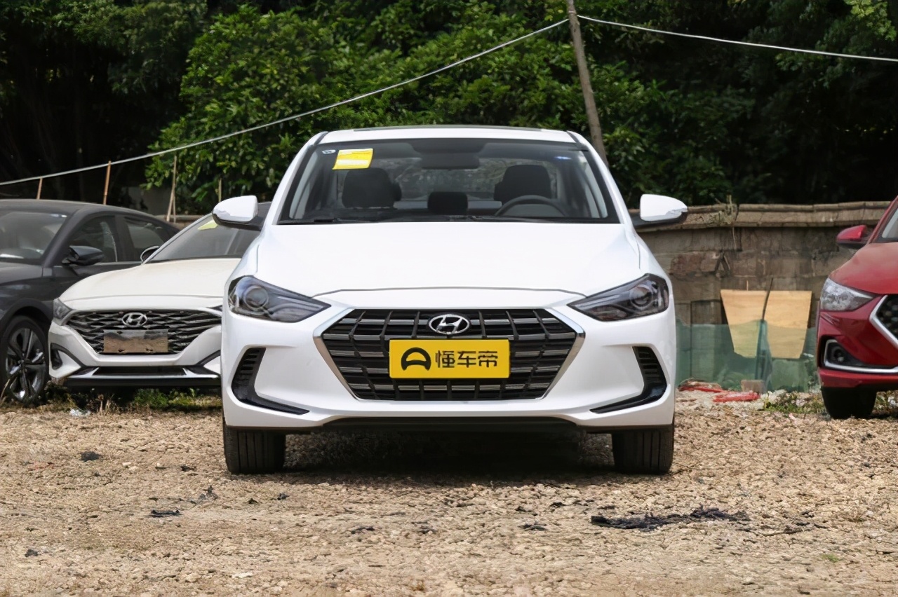 北京现代领动16年高配活力橙,现代领动高配