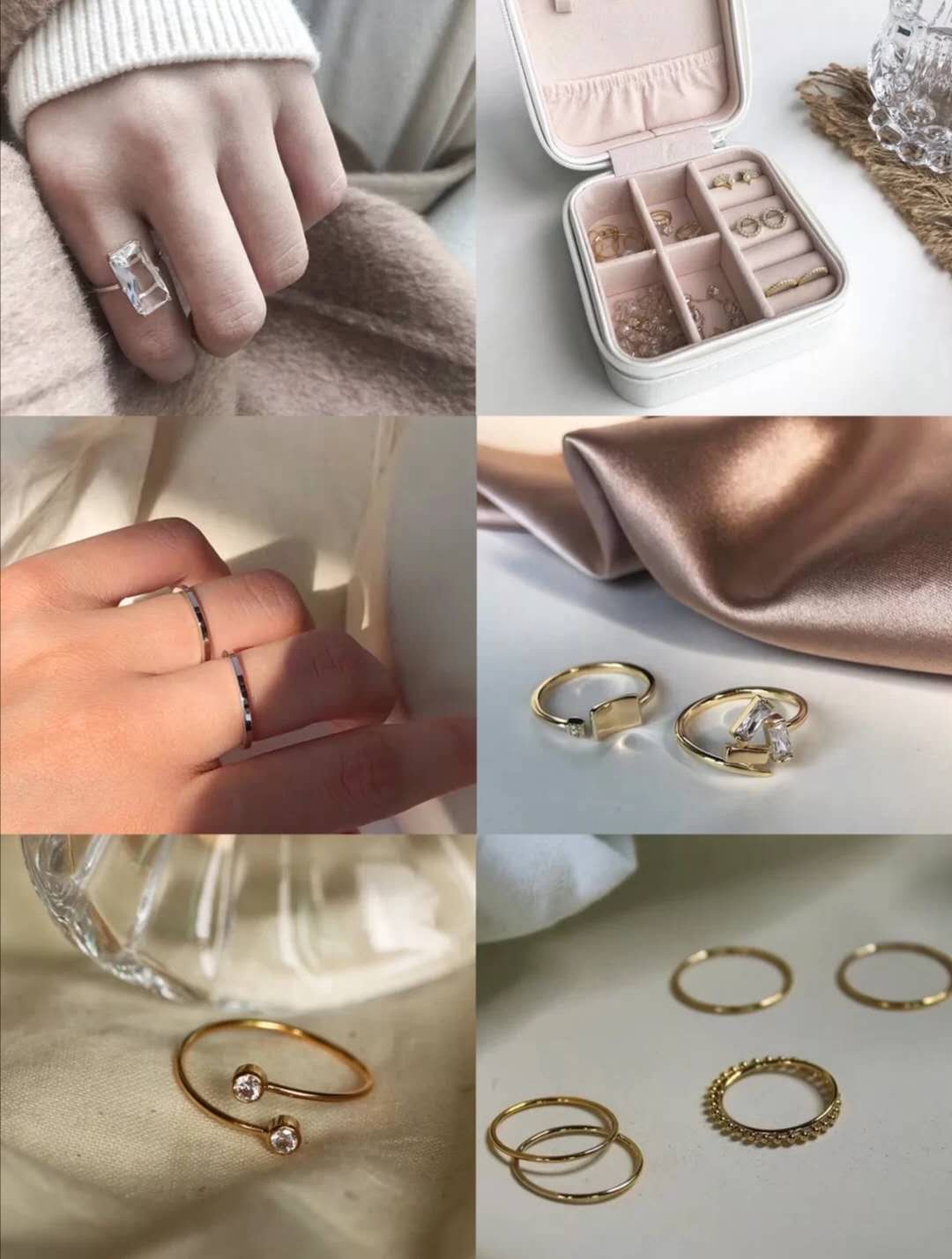 好看又唯美的戒指,样式好看戴着舒服的戒指款式