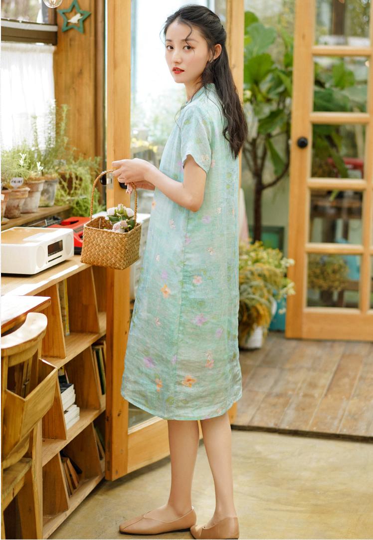 穿苎麻大气从容之美,穿一袭香云纱尽显古典韵美