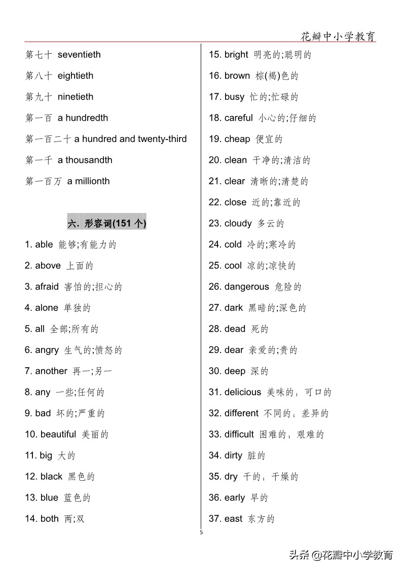 中考英语单词必背人教版,中考英语单词每天50个
