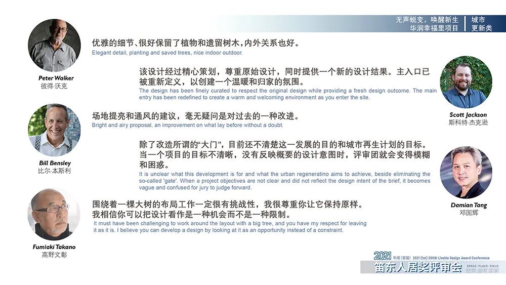 空间场所场域|2021年度（首届）“笛东人居奖”获奖作品评审点评