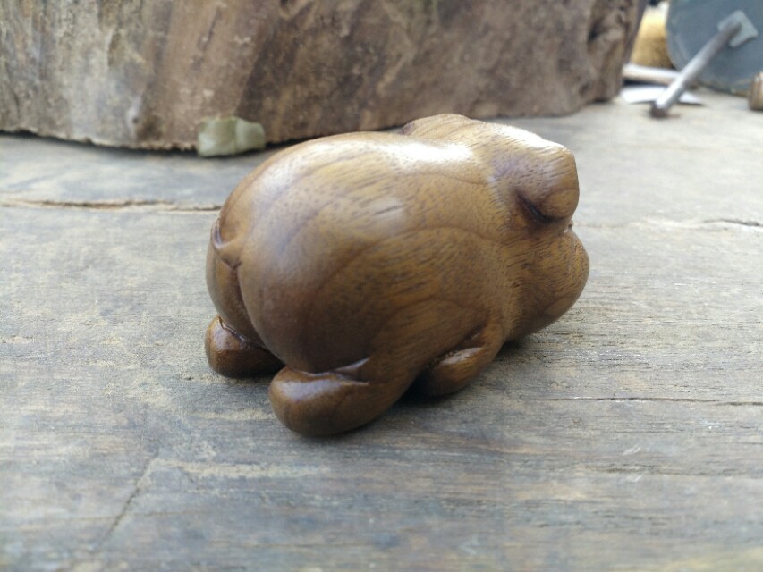 手把件木雕入门简单的物件,自学木雕画教程