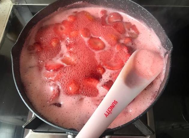 纯天然不含添加剂草莓酱制作,草莓酱纯手工无添加