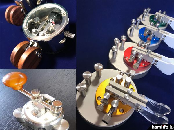 业余无线电博览会2019，限量款莫尔斯电键“LNA-9501”3色底座