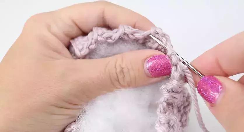 南瓜储物盒钩针教程,小南瓜卡子钩针教程