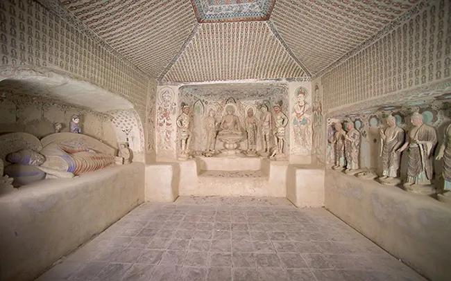 甘肃敦煌莫高窟第144窟,莫高窟46窟