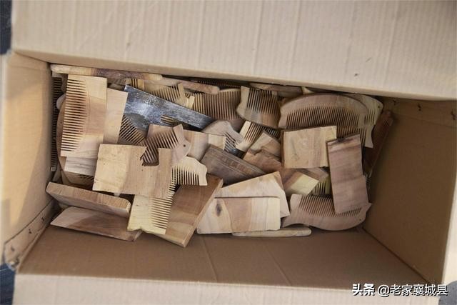 河南手工木梳,传统手艺木梳子