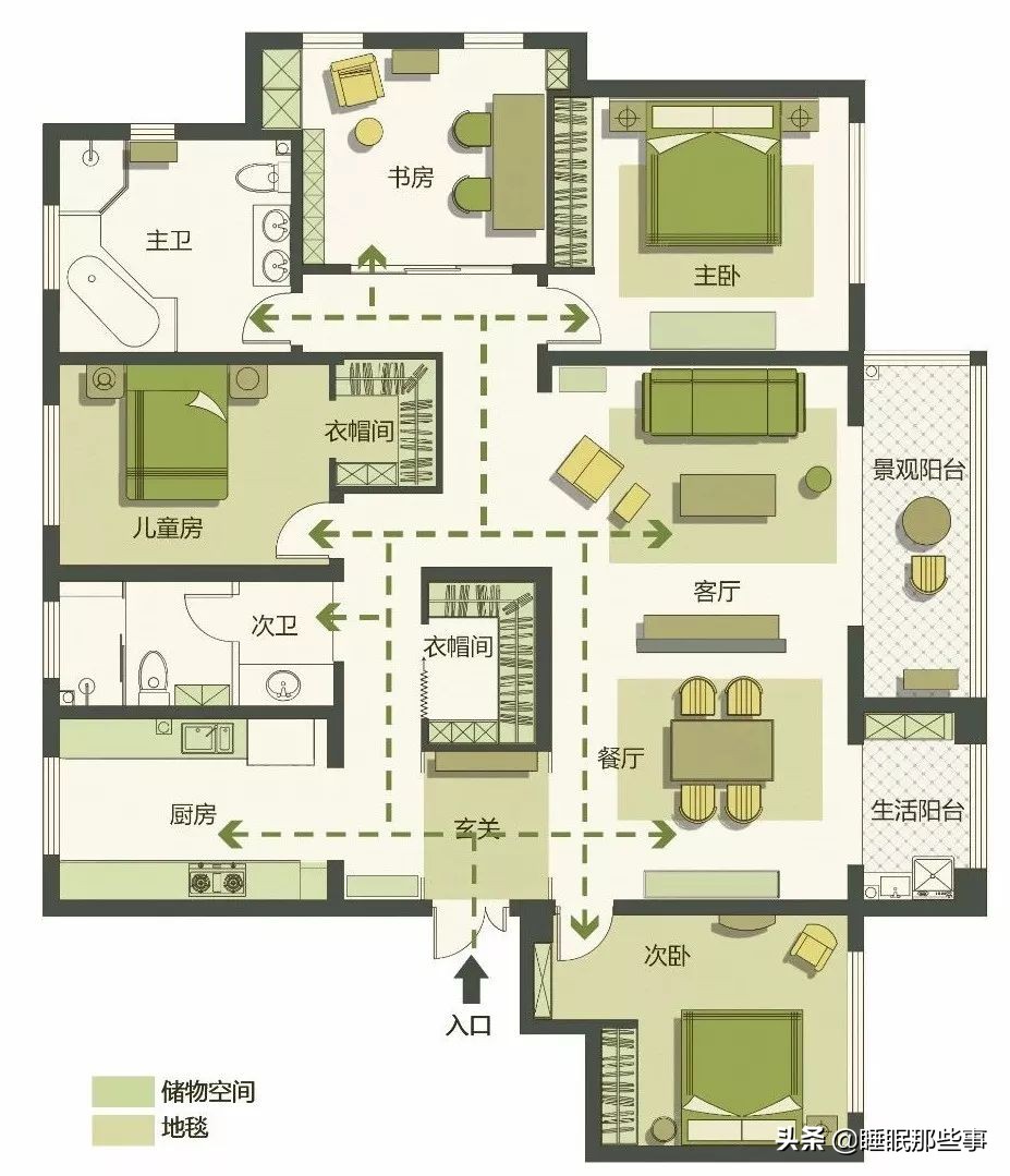 看了一眼她家的绿墙，我觉得我家还可以再抢救一下