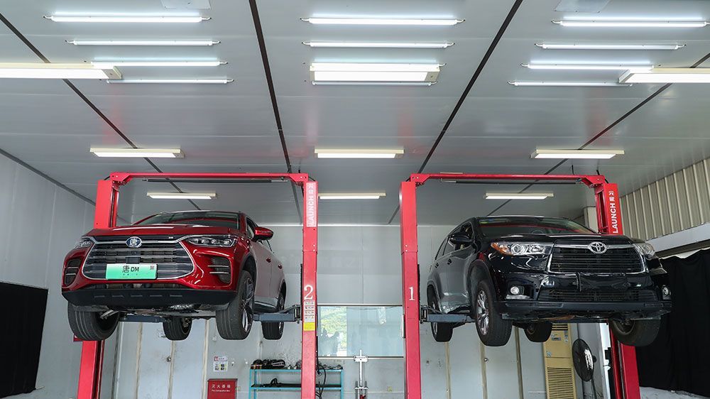 比亚迪vs福特底盘,比亚迪唐dm-p对比汉兰达