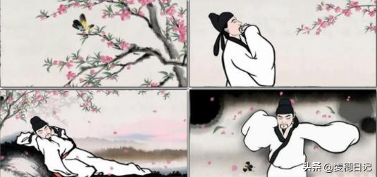 李白桃花赏析,李白写的别绪诗中的桃花