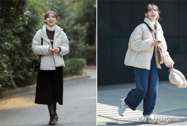 适合矮个子女穿的长款羽绒服,小个子穿长款羽绒服到哪里显高