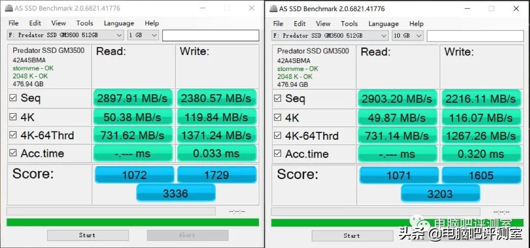 宏碁掠夺者gm3500固态硬盘测评,宏碁掠夺者gm3500建议买吗
