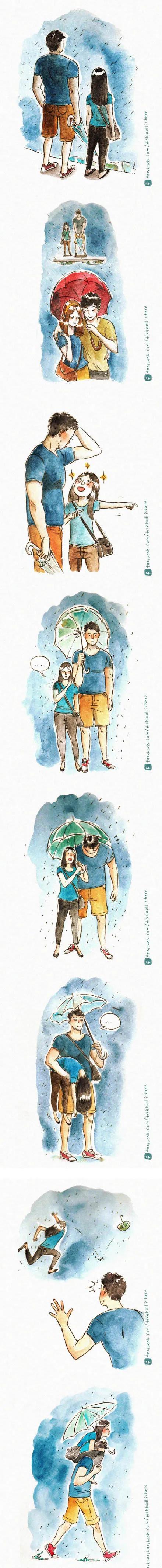 158cm插画师与199cm男友的日常，网友：边笑哭边吃狗粮