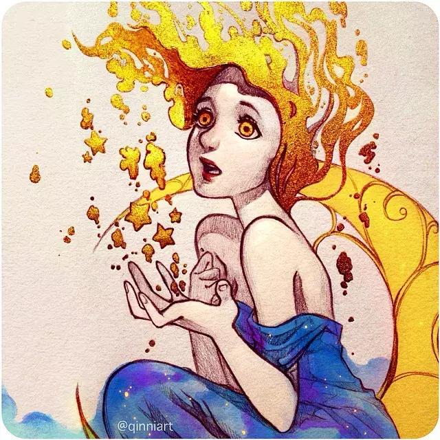 一个经历三次心脏手术，却依旧坚强，用水彩把伤痛化作星辰的女孩