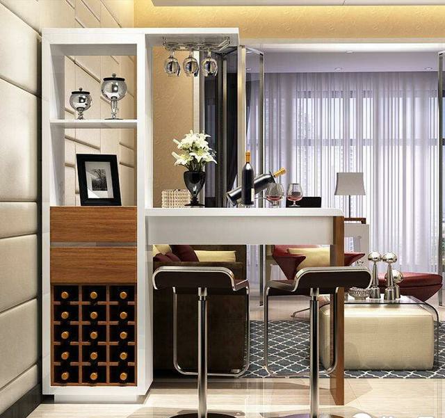 客厅屏风正对门怎么设计,客厅屏风柜设计简约