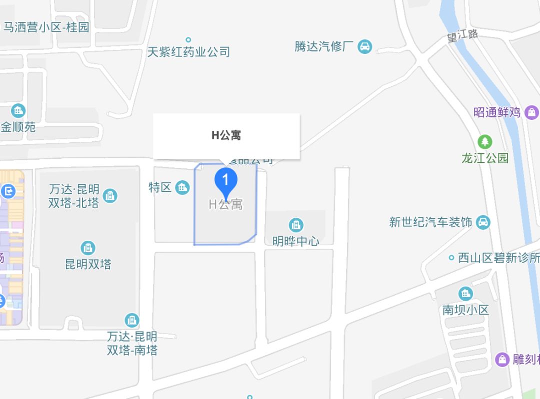 昆明公寓比较集中的地方,昆明呈贡孔雀公寓