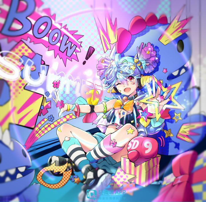 画动漫色彩怎么选择,动漫色彩如何画的丰富