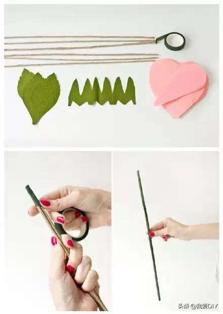 好看好折的玫瑰花,花店手工玫瑰折法