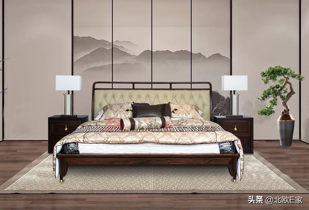 北欧轻奢榫卯结构书柜,北欧e家意式极简