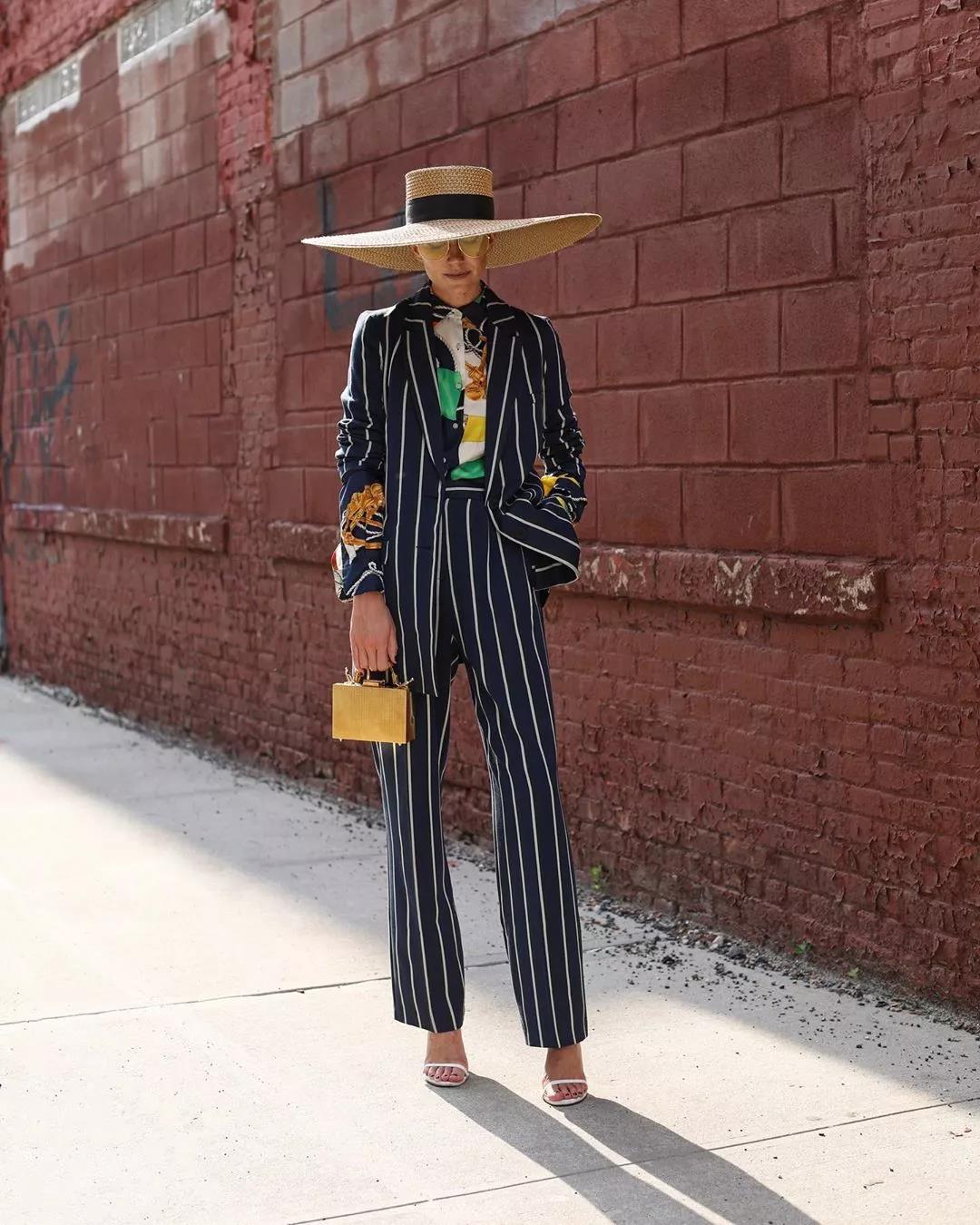 竖条纹怎么搭配好看,条纹搭配设计效果图