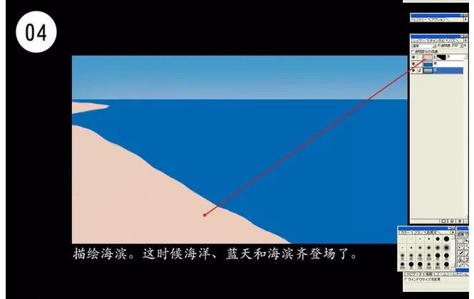 如何画大海用颜料,如何画大海简单又漂亮的画