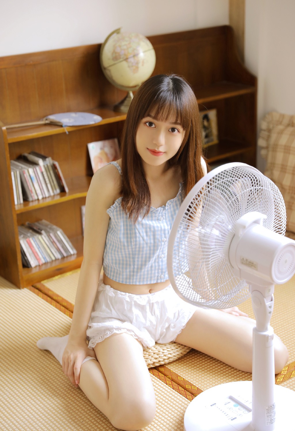 夏日元气少女日系写真照,日系元气美少女清新居家写真