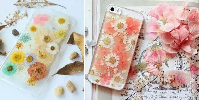 买手机送的透明壳，太难看？小姐姐教你做出最美“花壳”，收藏