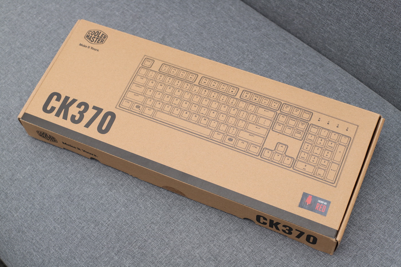 《速评1》樱桃轴入门级①硬派，酷冷CK370红轴