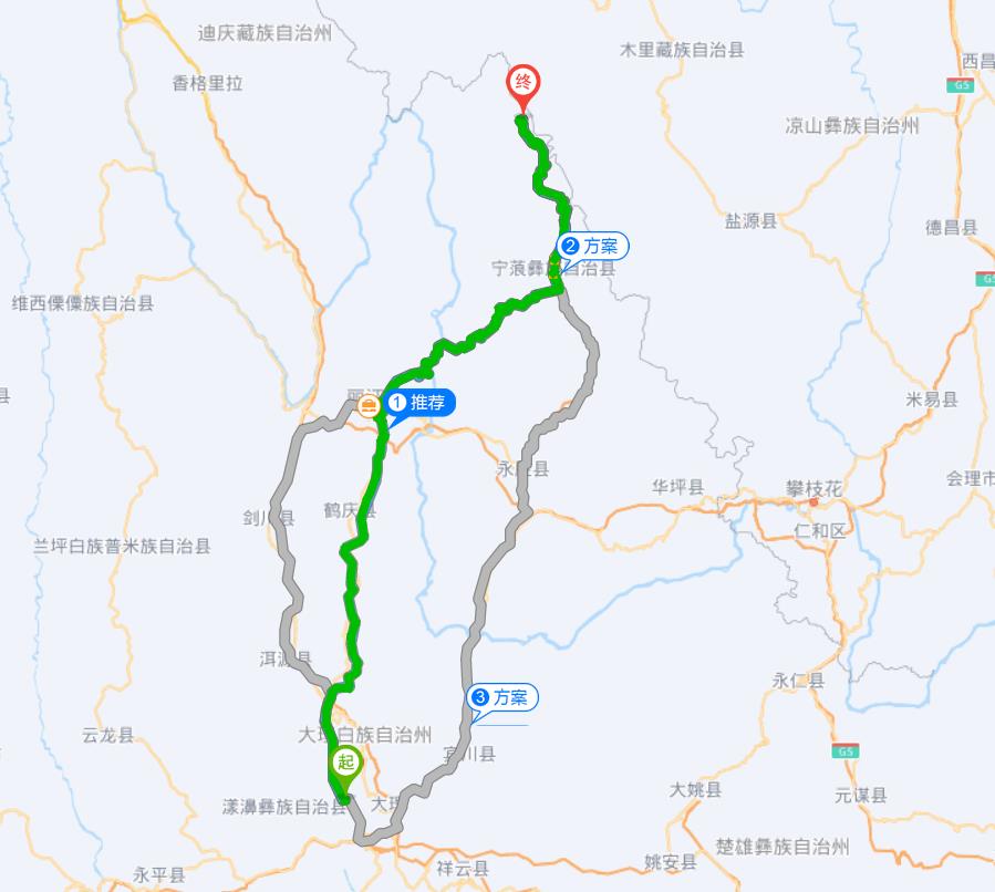 大理到泸沽湖怎么走,大理到泸沽湖要经过哪些县市