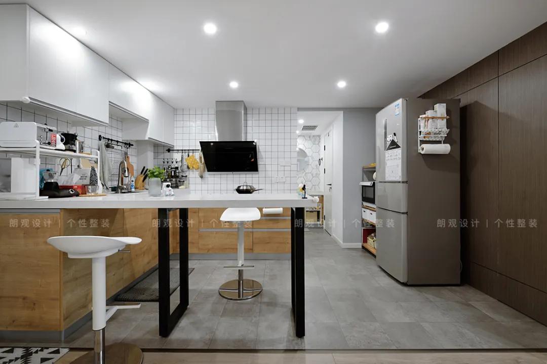 95平北欧风格感受幸福的味道,95平轻奢北欧风格