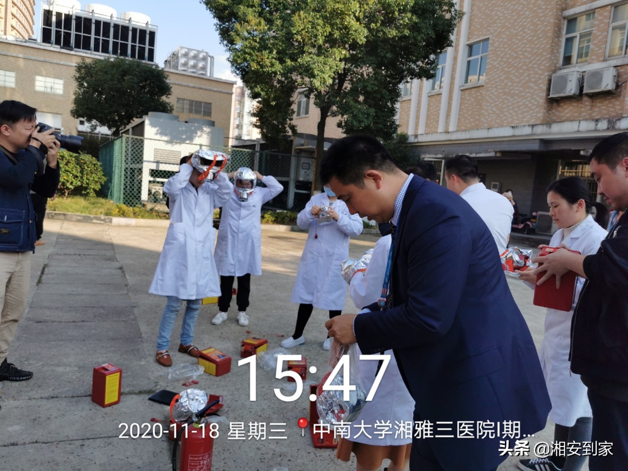 中南大学湘雅三医院消防培训、安全演练,筑牢医院“防火墙”