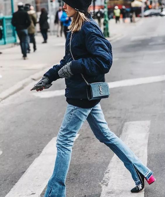 这三条牛仔裤，冬天快来耍宝