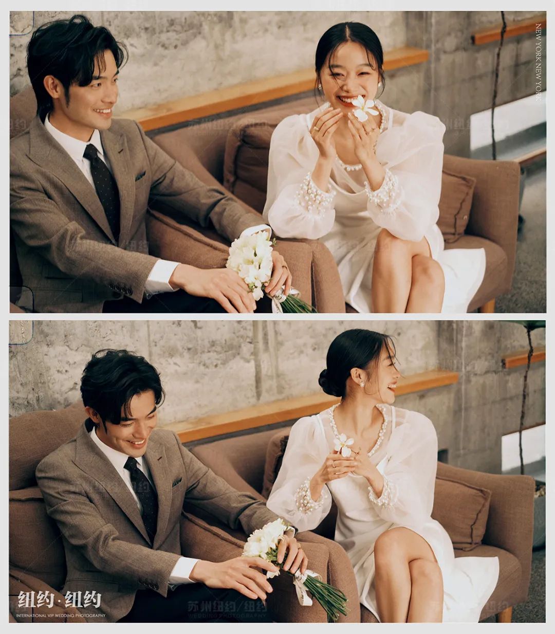 轻奢风婚纱照,原宿风简约婚纱照