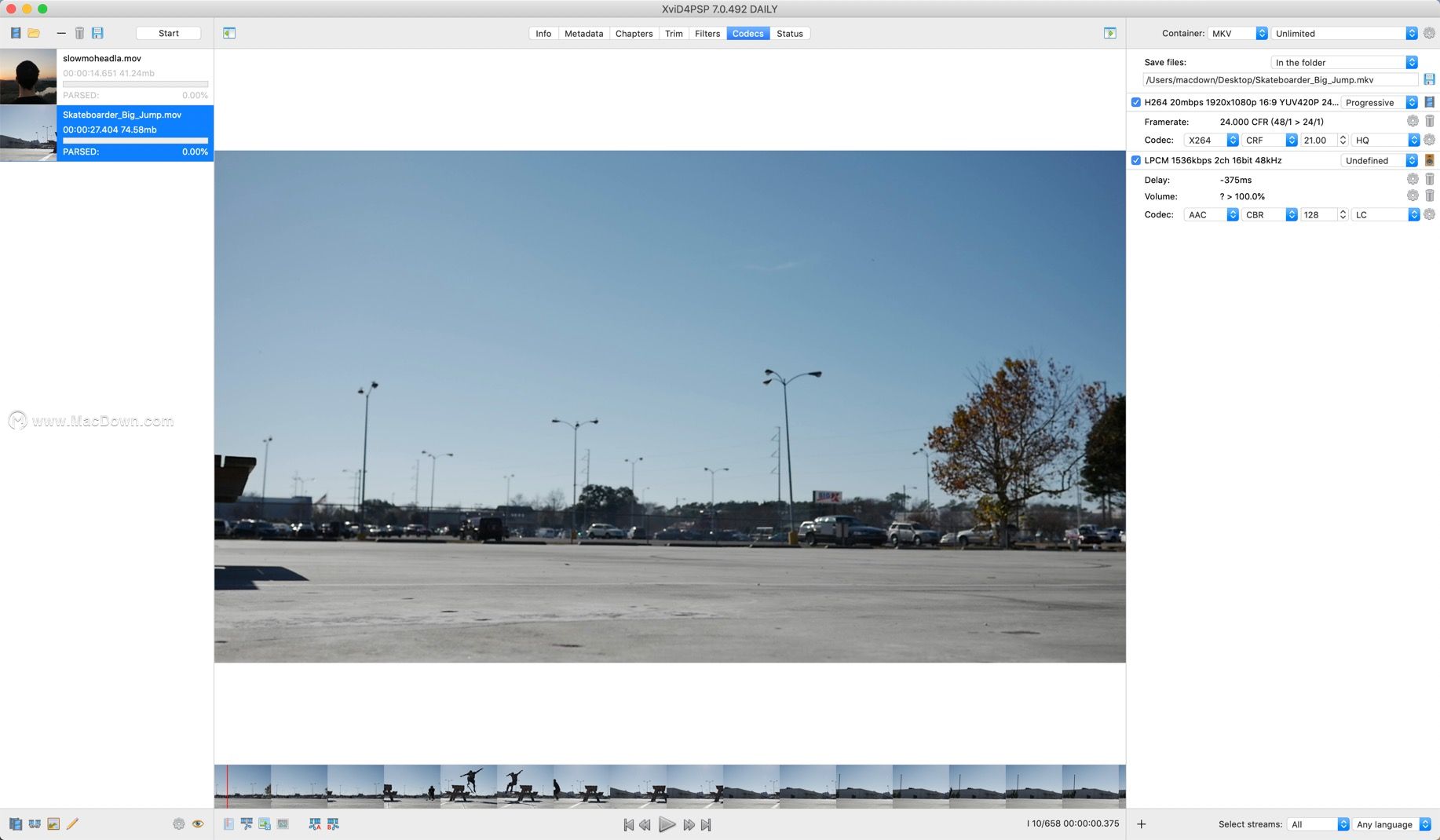 XviD4PSPformac,多媒体文件格式转换器
