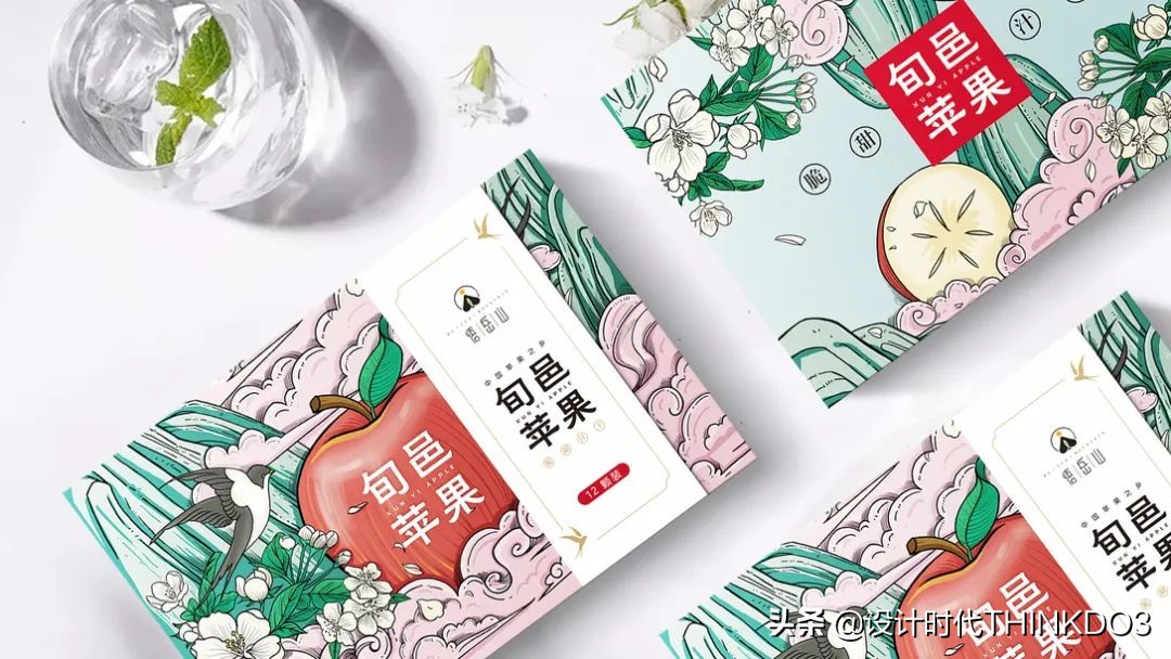 水果高端礼盒包装设计,高端水果礼盒包装设计