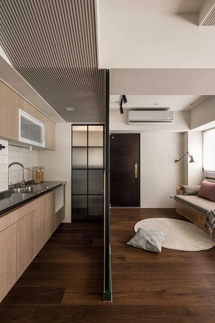 35平小户型一室改两室,23平米两层小户型改造