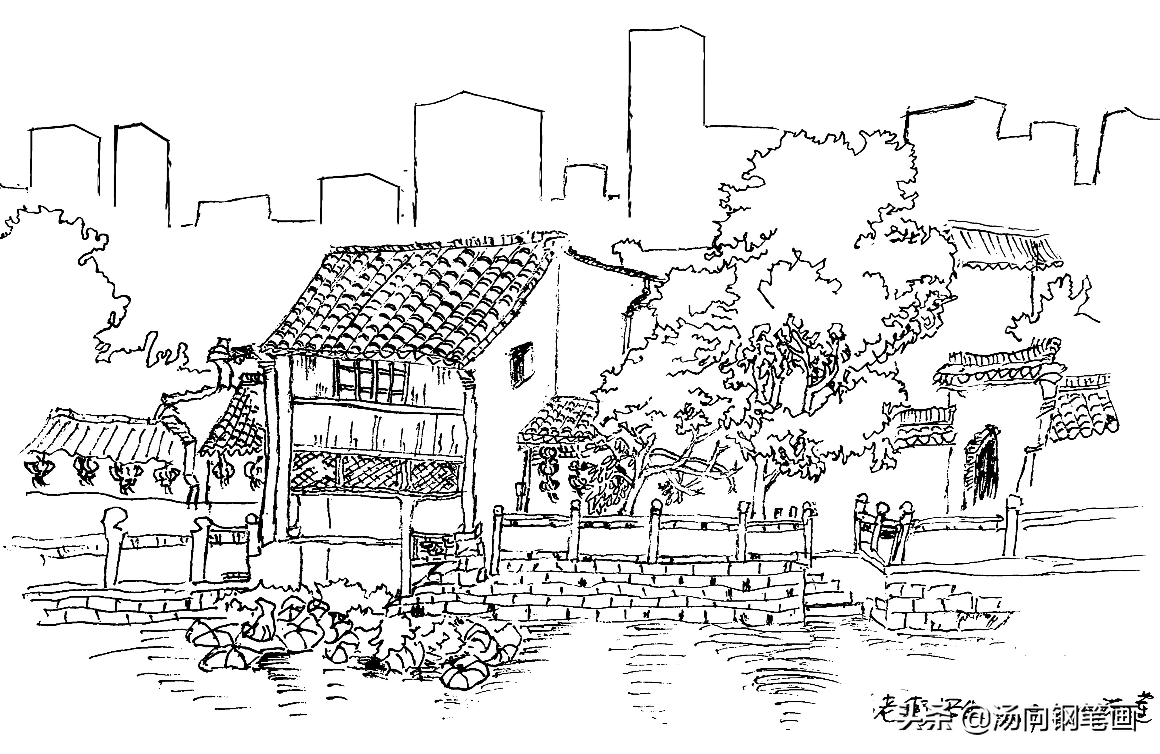 零基础学钢笔速写,零基础学钢笔书法