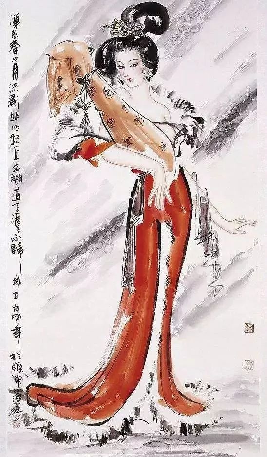 国画人物画作品教学,国画人物画画法技巧