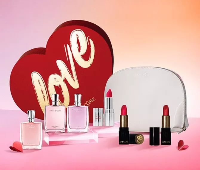 兰蔻情人节礼物口红开箱,兰蔻七夕节限定口红单支装