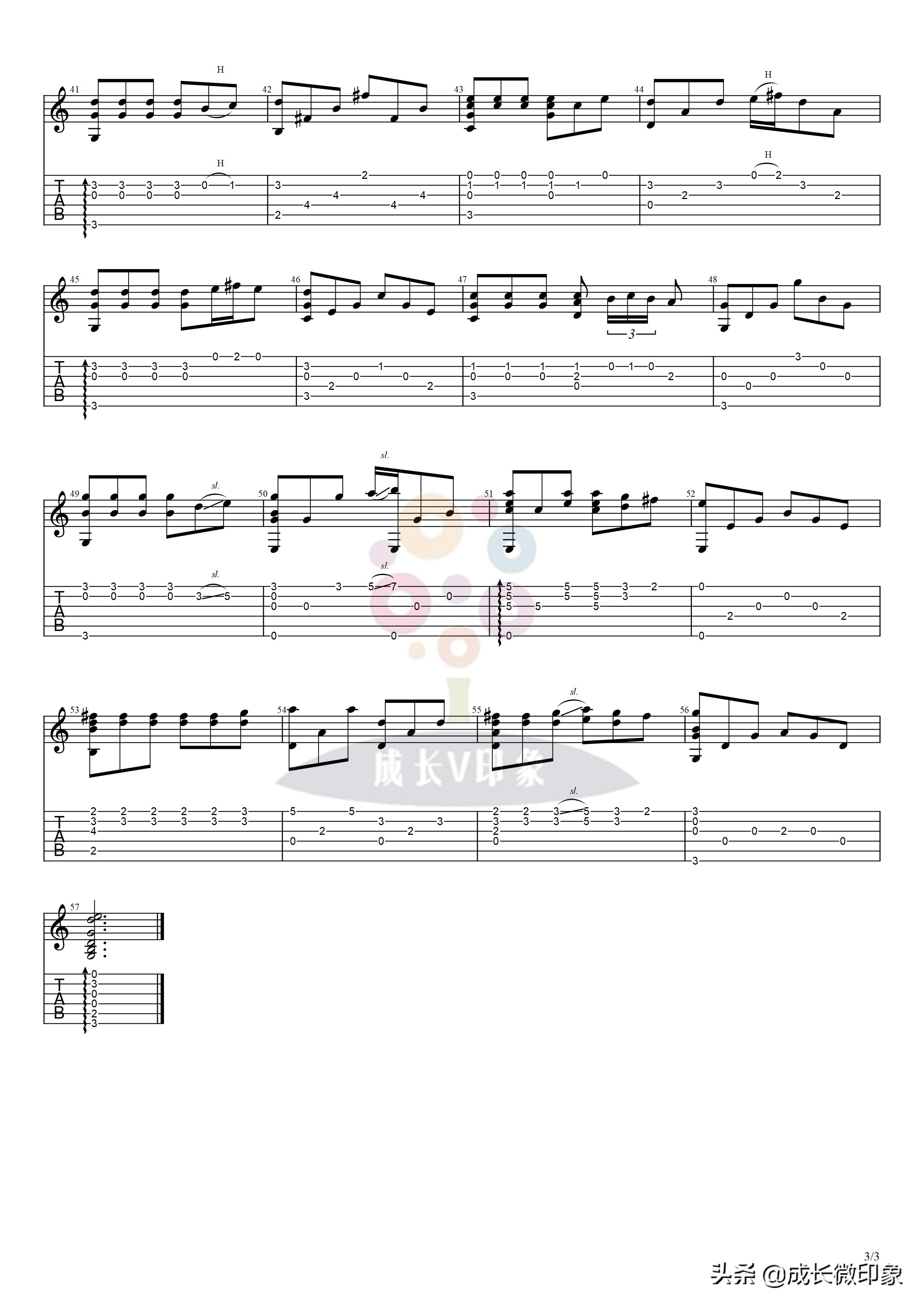 民谣吉他谱同桌的你d调,同桌的你吉他简单指弹谱