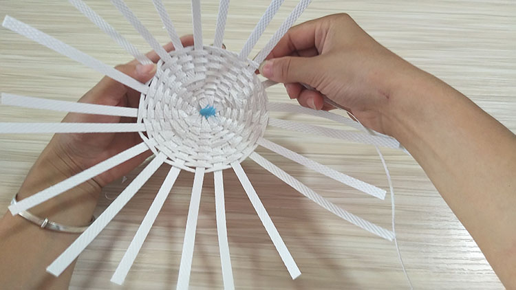 草编收纳筐手工制作,废物利用手工编织筐子全教程方法