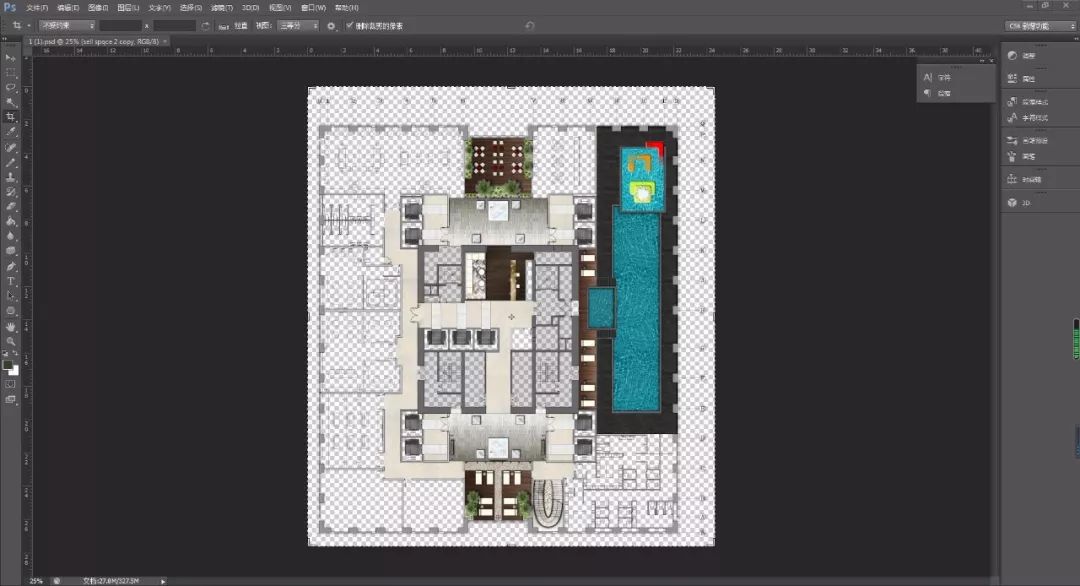 规划类效果图psd,ps室内平面图图库