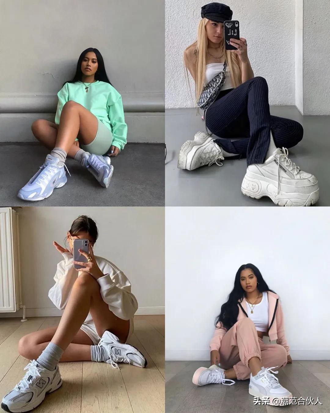 只会卖弄性感？实际上女sneaker的拍照姿势，那叫一个野