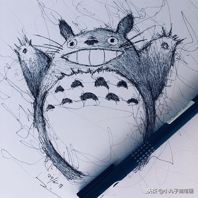 熊猫素材手绘,熊猫手绘线条