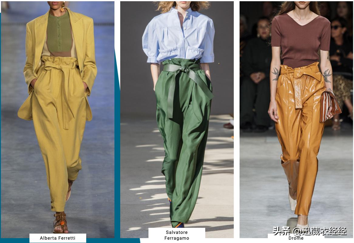 2020穿搭流行趋势夏天裤装,职场裤装搭配秋冬