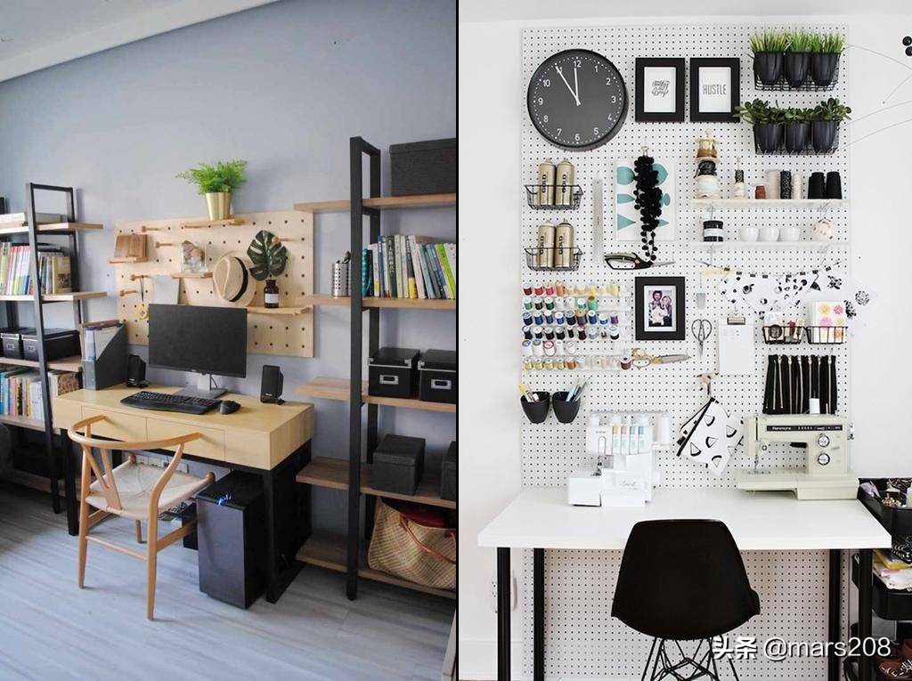 创意小组件桌面教程,宜家洞洞板隔板